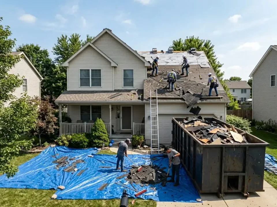 roof-replacement-debris-remova-004 — frequently asked questions, Cheapest Dumpster Rentals in Steger, IL